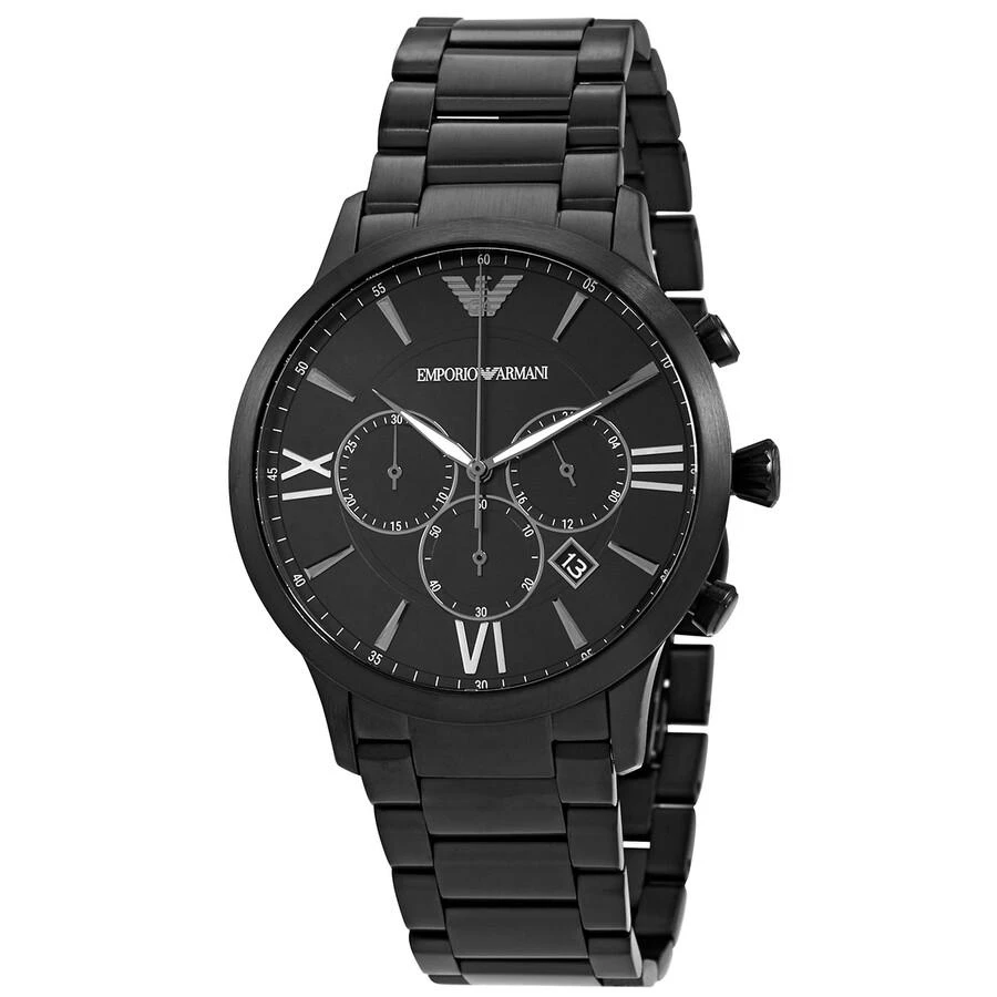 商品Emporio Armani|Chronograph Quartz Black Dial Men's Watch AR11349,价格¥1456,第1张图片