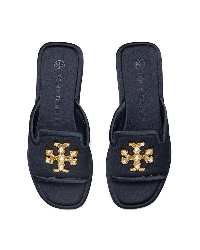 商品Tory Burch|Women's Embellished Logo Slide Sandals,价格¥1203,第3张图片详细描述