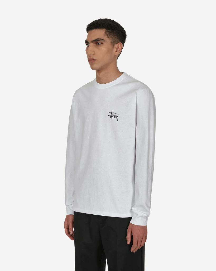 商品STUSSY|Basic Longsleeve T-Shirt White,价格¥335,第2张图片详细描述