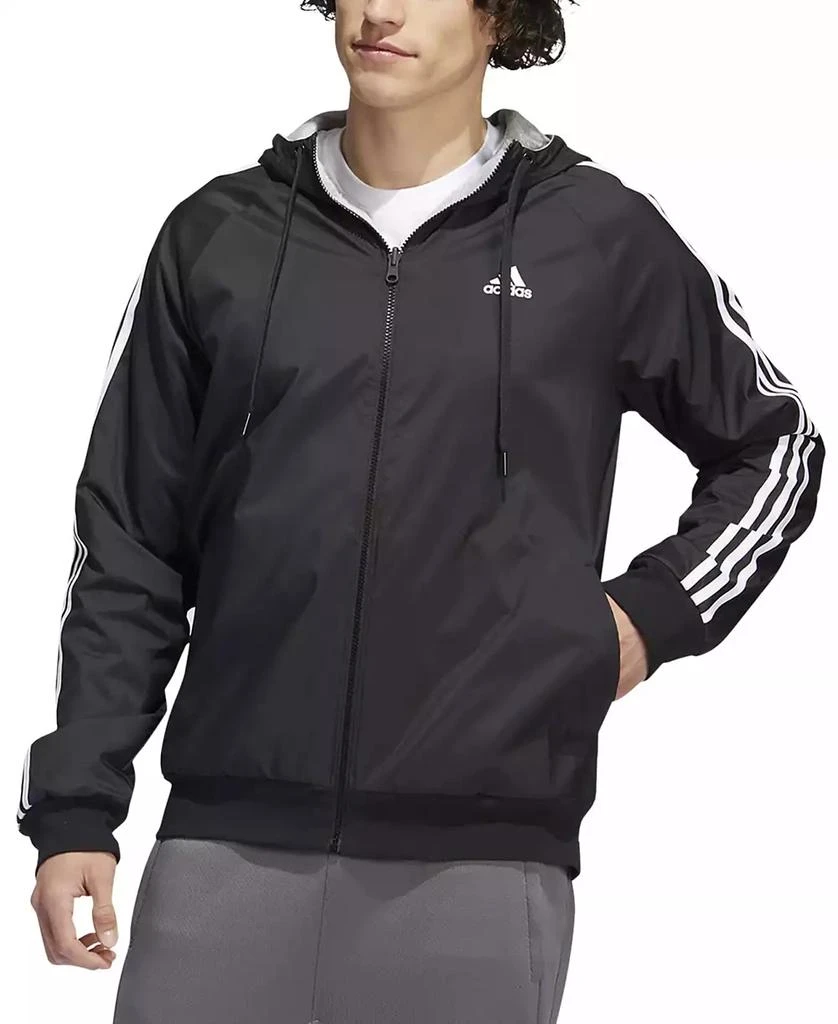 商品Adidas|Men's Balance Reversible Stripe Logo Jacket,价格¥562,第1张图片