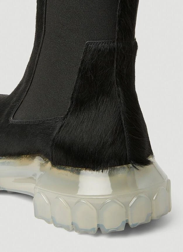 Hairy Chelsea Boots in Black 商品