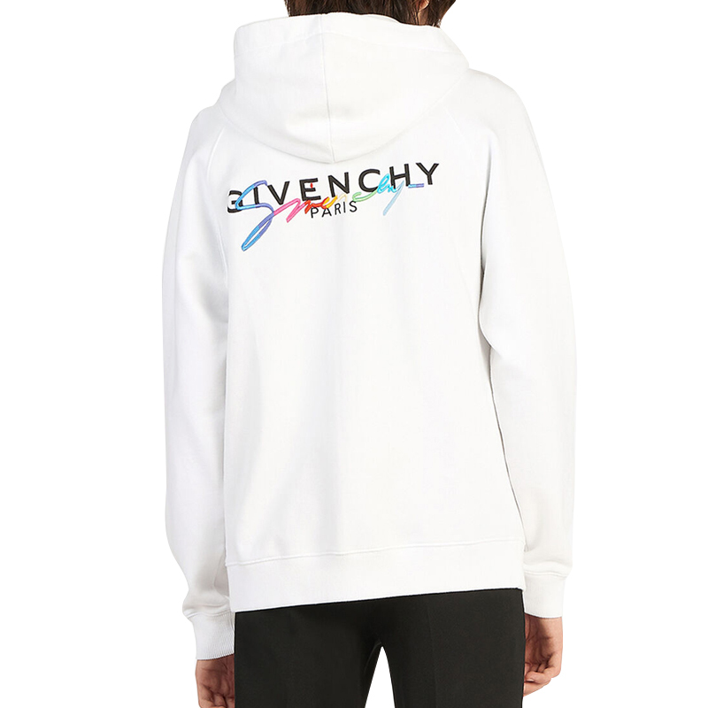 Givenchy 纪梵希 男士白色拉链外套 BMJ03K30AF-100商品第4张图片规格展示