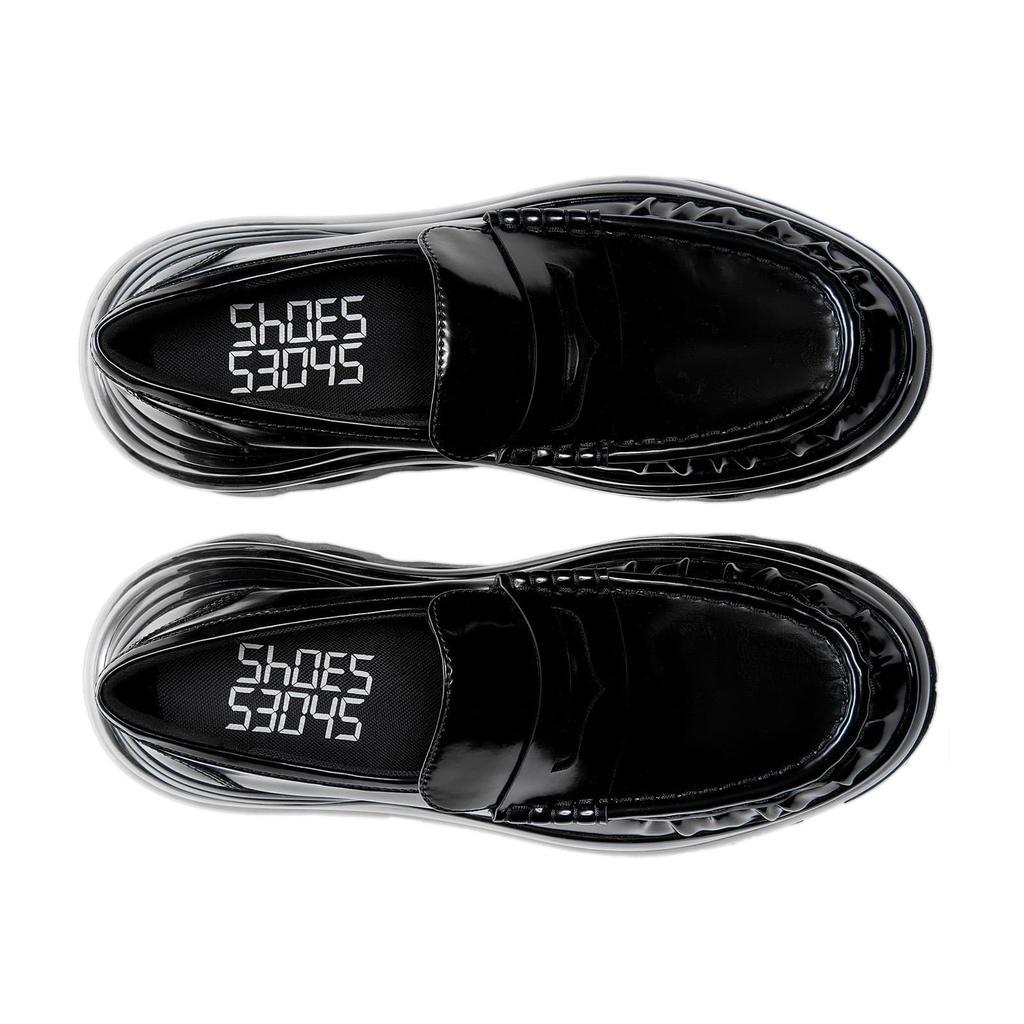 商品SHOES 53045|LOAF'AIR 纯黑色 经典乐福运动鞋混合款,价格¥1665,第7张图片详细描述