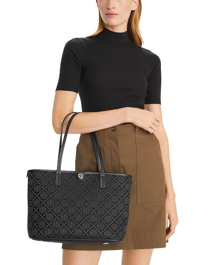 商品Tory Burch|Small T Monogram Zip Tote,价格¥2800,第3张图片详细描述
