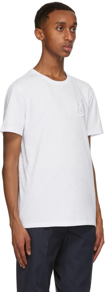 白色徽标 T 恤商品第2张图片规格展示
