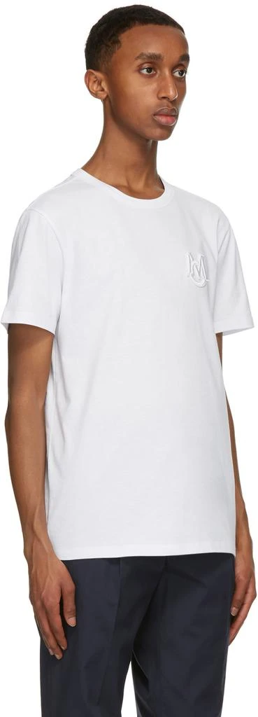 商品Moncler|白色徽标 T 恤,价格¥2603,第2张图片详细描述