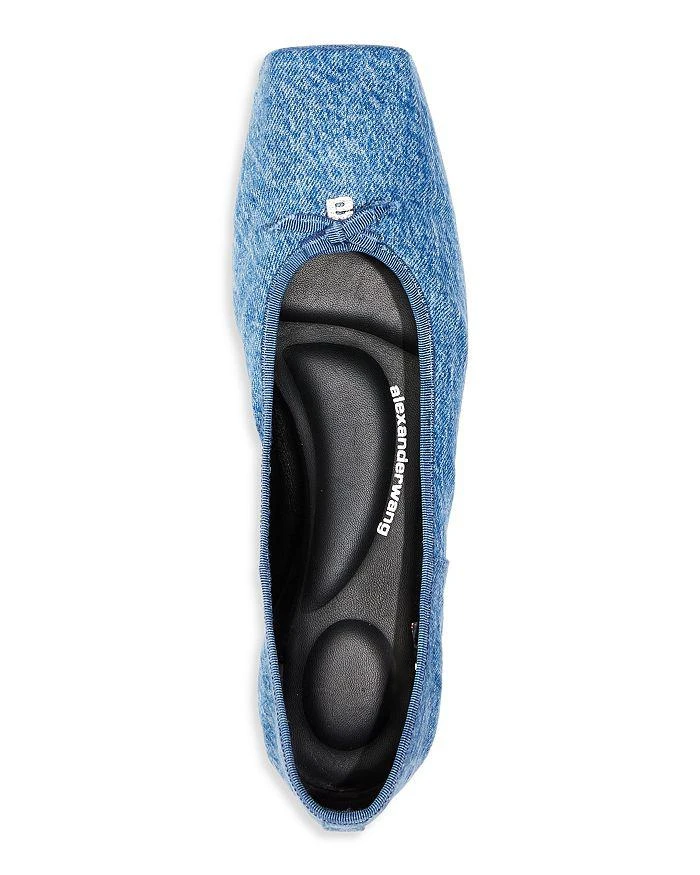 商品Alexander Wang|Women's Billie Slip On Square Toe Flats,价格¥4221,第3张图片详细描述