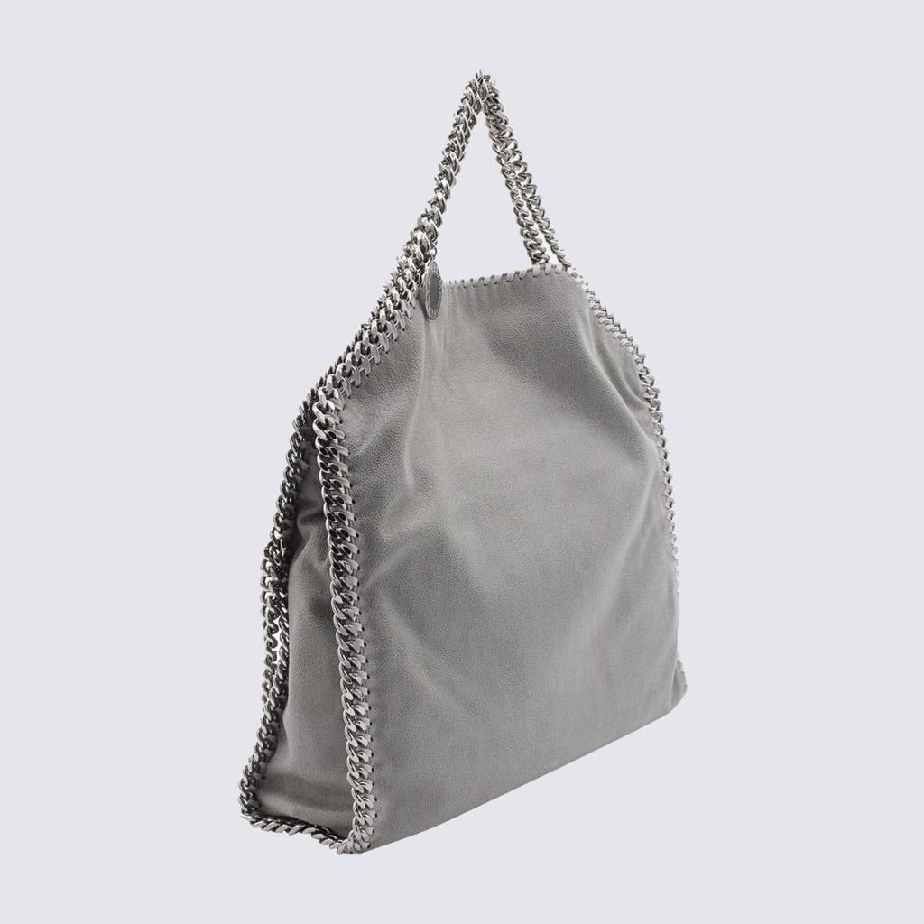 STELLA MCCARTNEY GREY FAUX LEATHER FALABELLA TOTE  BAG商品第2张图片规格展示