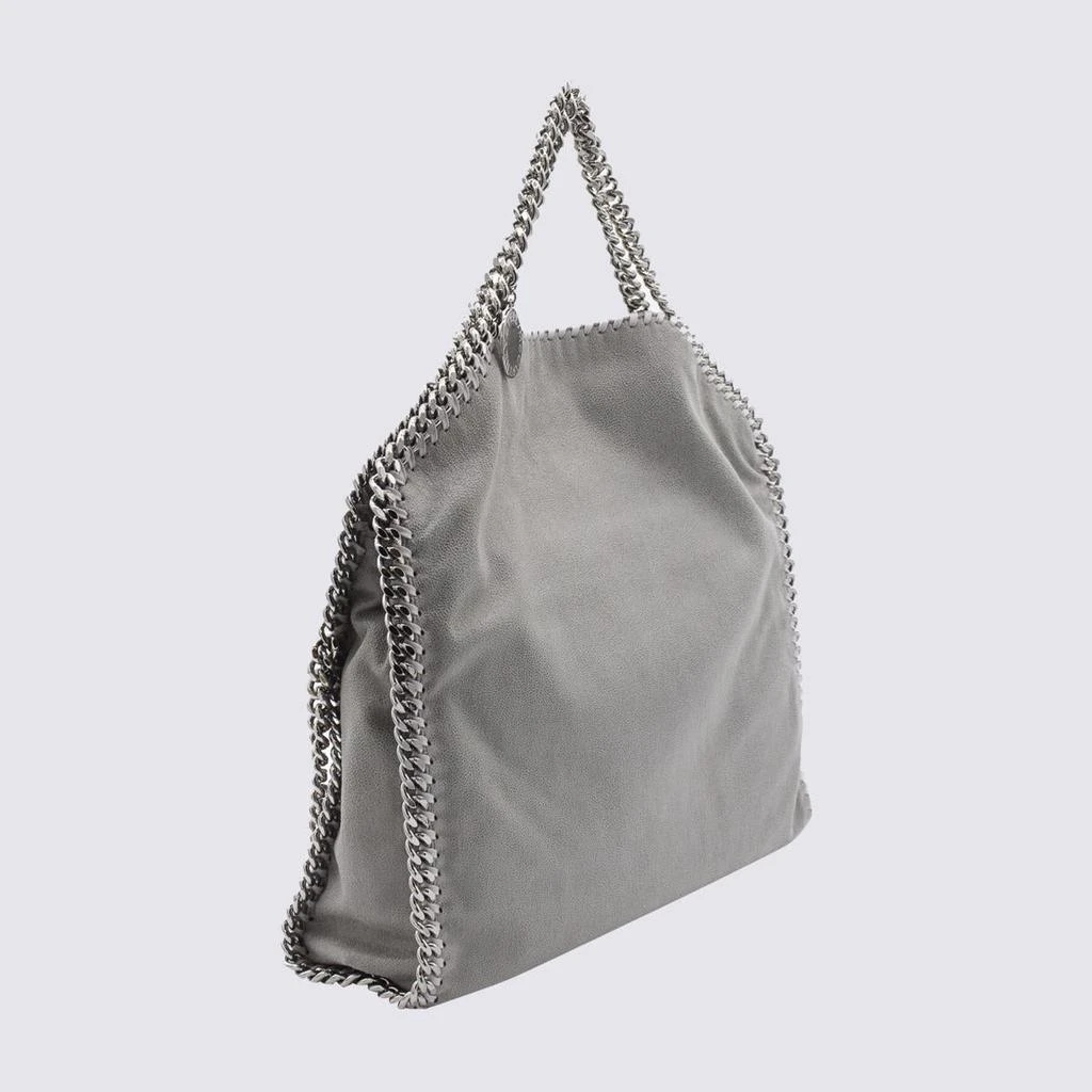 商品Stella McCartney|STELLA MCCARTNEY GREY FAUX LEATHER FALABELLA TOTE  BAG,价格¥4832,第2张图片详细描述