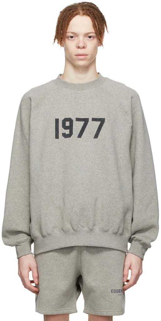 灰色1977卫衣商品第1张图片规格展示