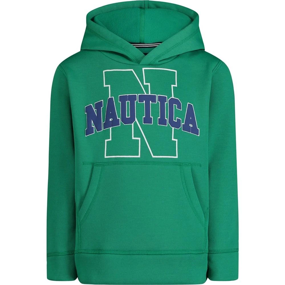 商品Nautica|Big Boys Old School Solid Pull Over Hoodie,价格¥189,第1张图片