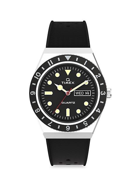 Q Diver Sythentic Strap Watch商品第1张图片规格展示