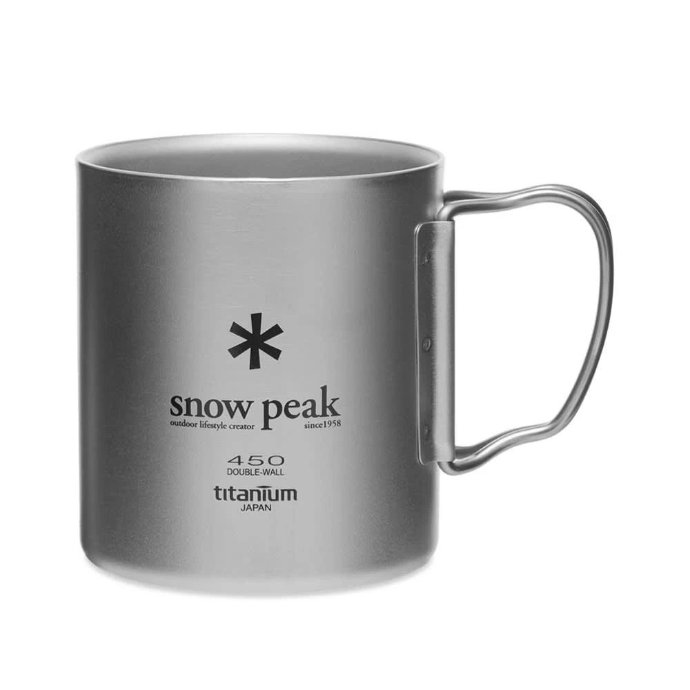 商品Snow Peak|Snow Peak Titanium Double Wall 450ml Cup,价格¥479,第1张图片