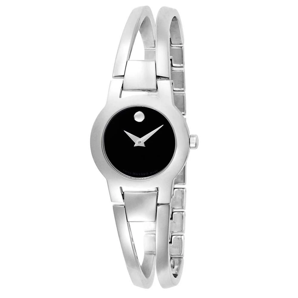 商品Movado|Movado Women's Black dial Watch,价格¥2271,第1张图片