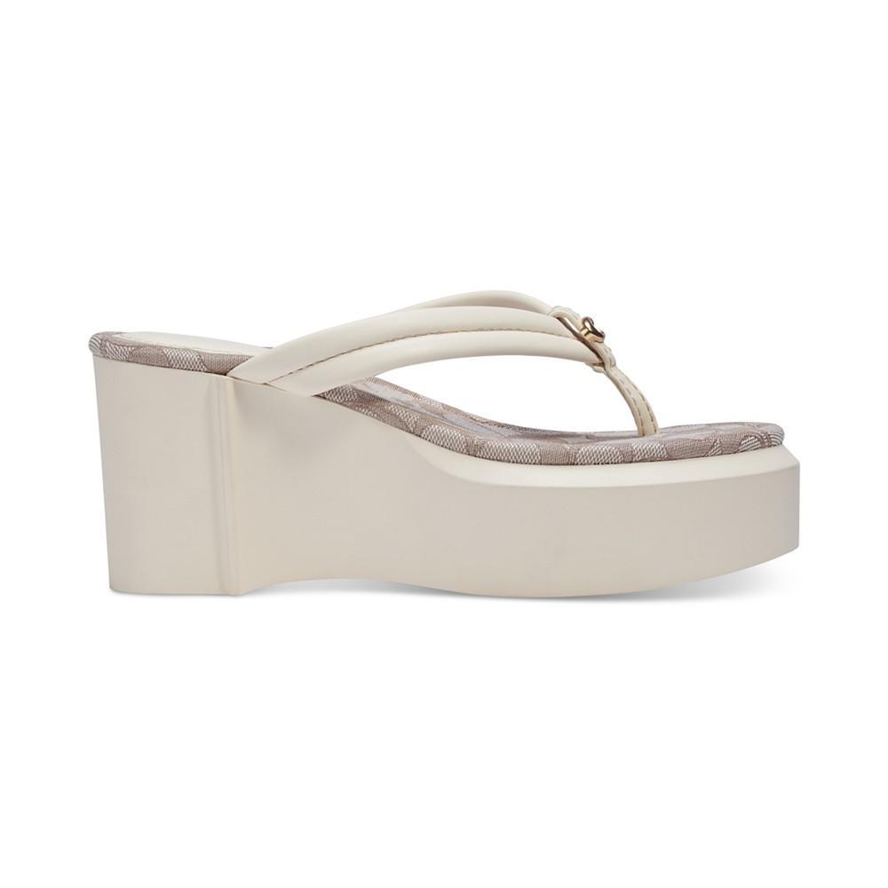 商品Coach|Women's Franki Platform Flip-Flop Sandals,价格¥488,第4张图片详细描述