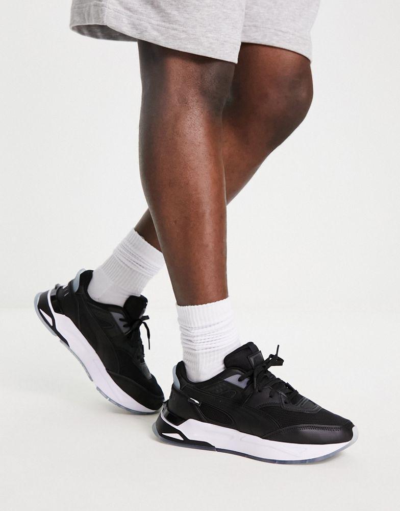 商品Puma|Puma Mirage Sport trainers in black and silver,价格¥783,第1张图片