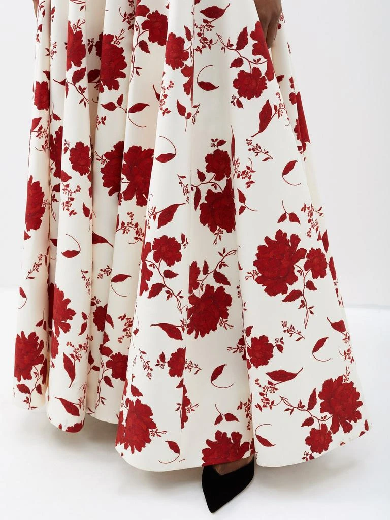 商品Emilia Wickstead|Vir square-neck floral-print taffeta dress,价格¥10628,第3张图片详细描述