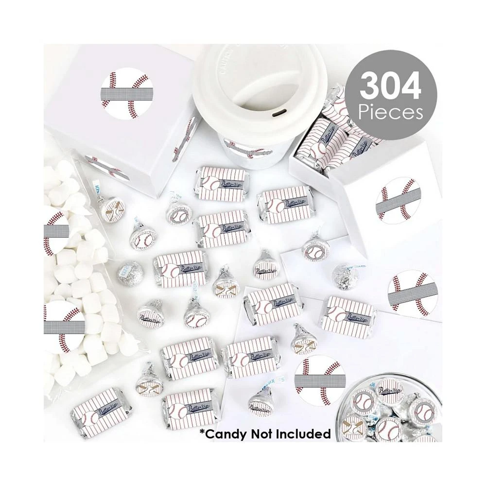商品Big Dot of Happiness|Batter Up - Baseball - Birthday Party Candy Favor Sticker Kit - 304 Pieces,价格¥149,第2张图片详细描述