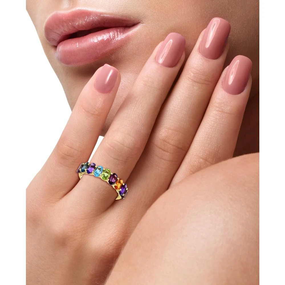 商品Effy|EFFY® Multi-Gemstone Statement Ring (2-1/5 ct. t.w.) in 14k Gold,价格¥3158,第3张图片详细描述