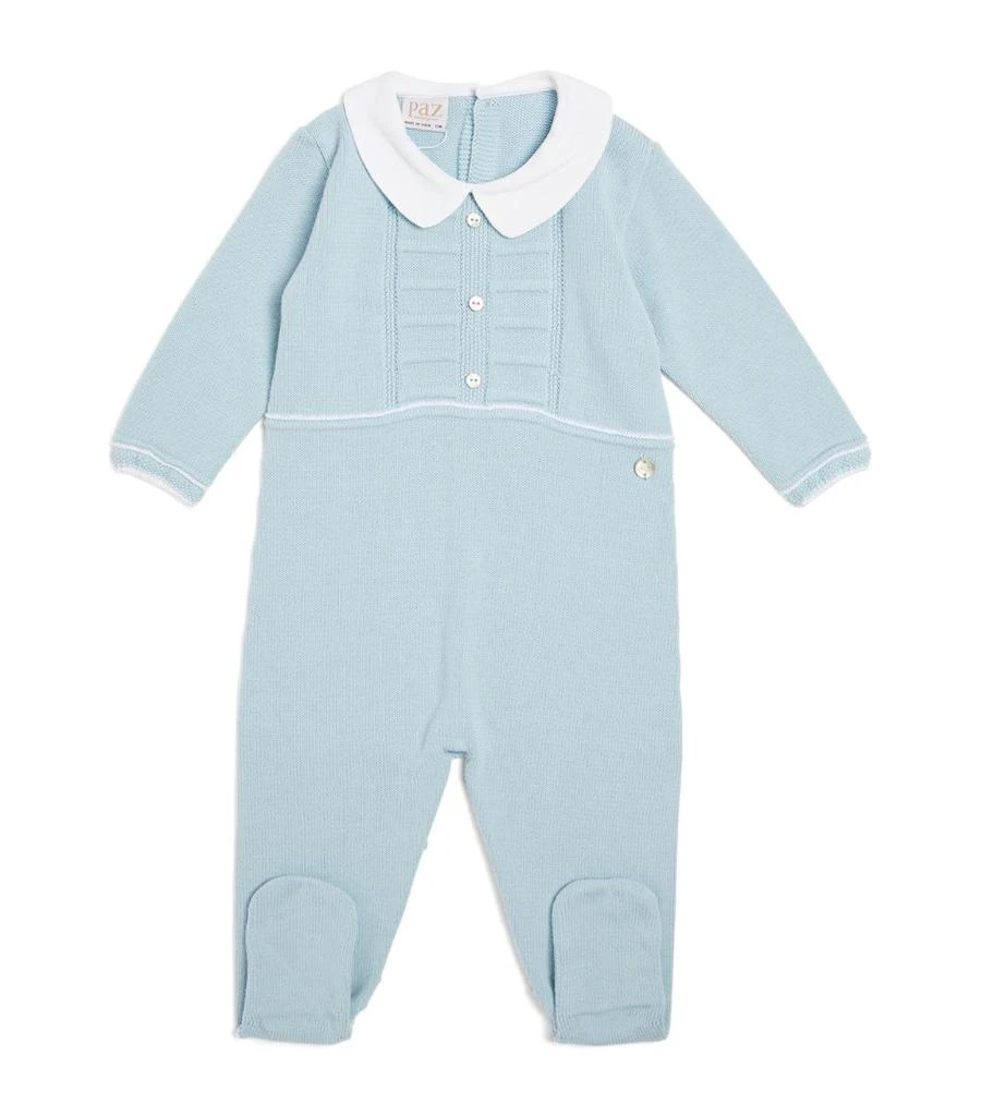 商品Paz Rodriguez|Cotton Collared All-In-One (0-12 Months),价格¥368,第1张图片