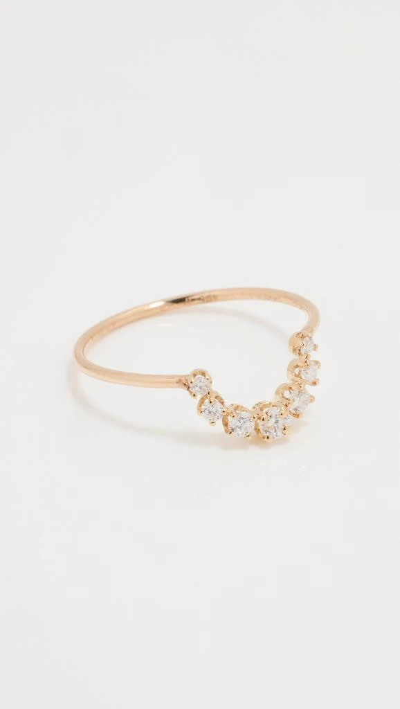 商品Zoe Chicco|Zoe Chicco 14k 爪镶钻石叠戒,价格¥4461,第2张图片详细描述