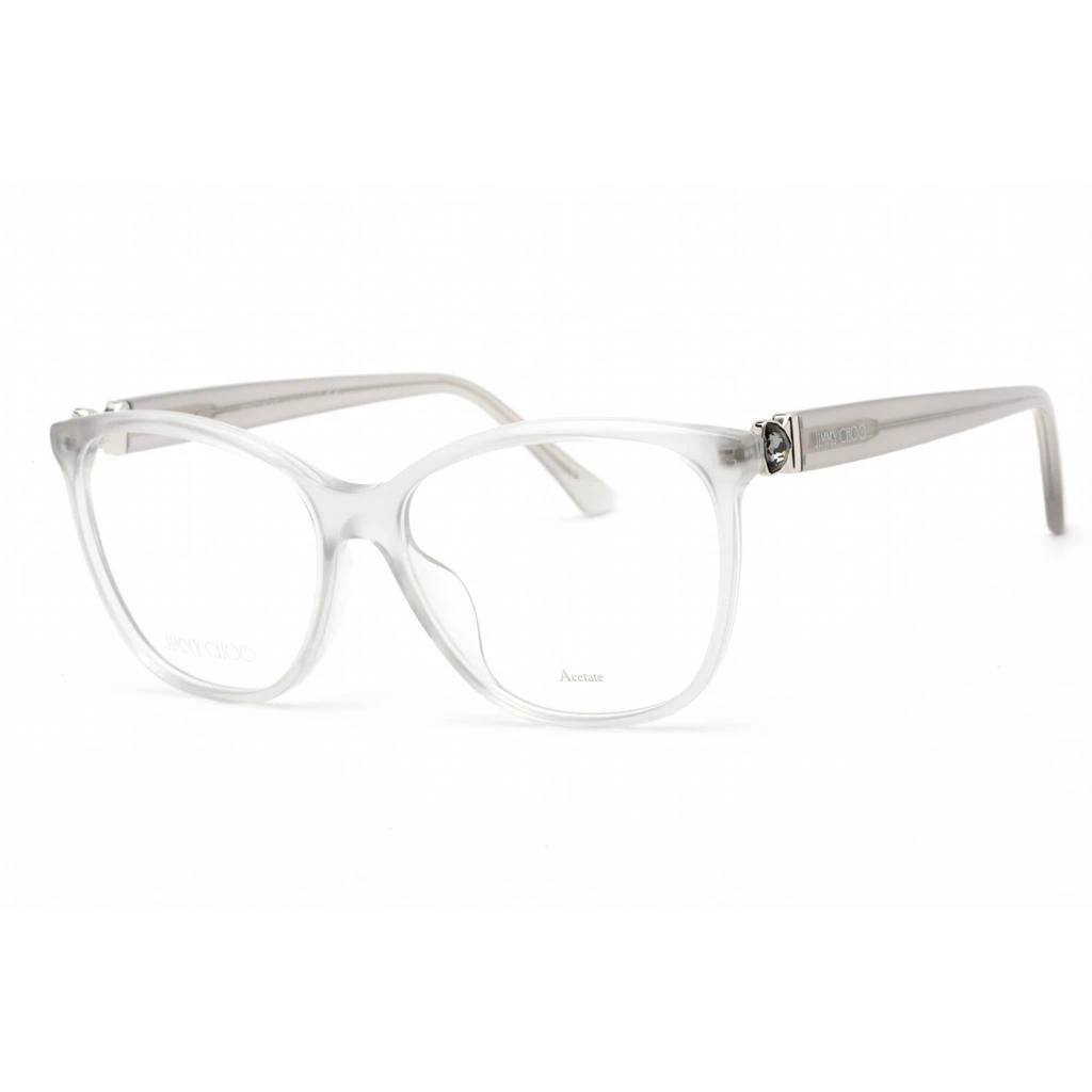 商品Jimmy Choo|Jimmy Choo Women's Eyeglasses - Full Rim Grey Acetate/Metal Frame | JC318/G 0KB7 00,价格¥546,第1张图片