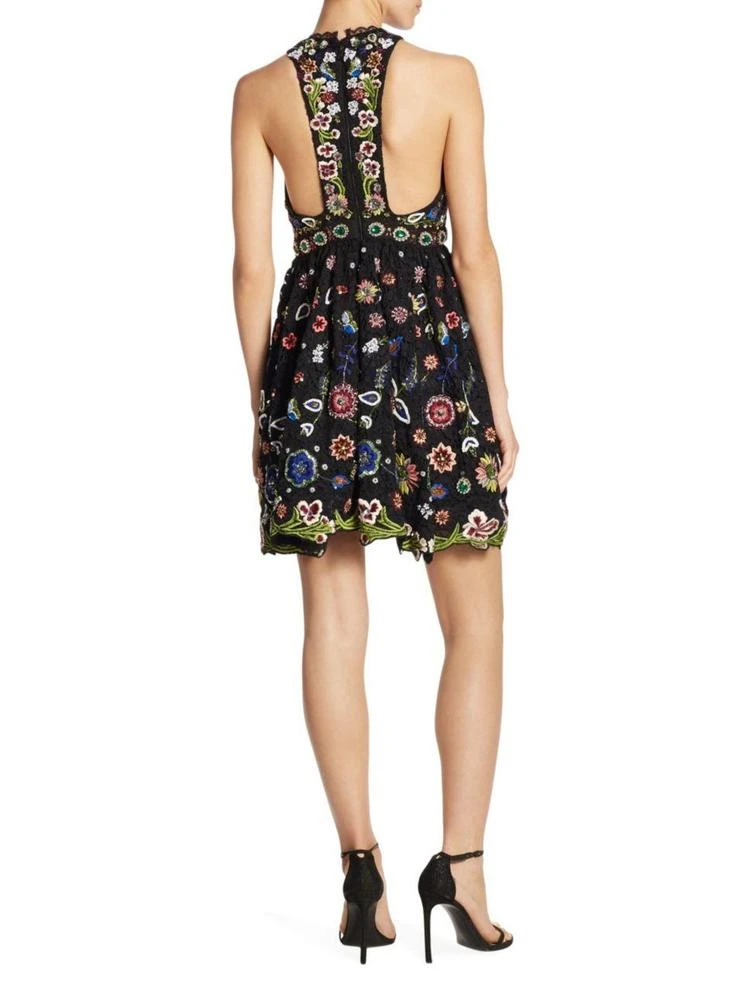 商品Alice + Olivia|Talulah Embroidered Mini Dress,价格¥4483,第2张图片详细描述