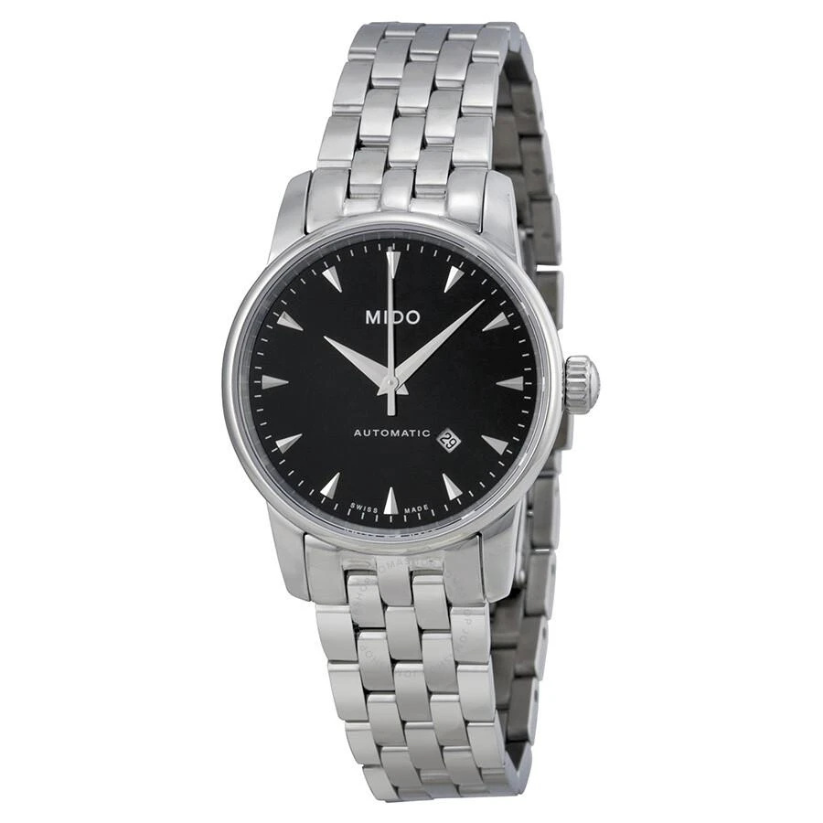 商品MIDO|Baroncelli Jubilee Automatic Black Dial Ladies Watch M76004181,价格¥2898,第1张图片