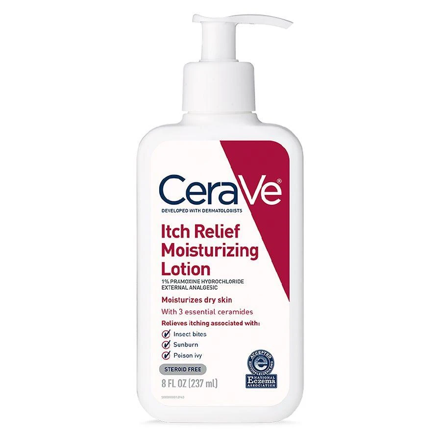 商品CeraVe|Itch Relief Moisturizing Lotion with Pramoxine Hydrochloride for Dry Skin,价格¥167,第1张图片