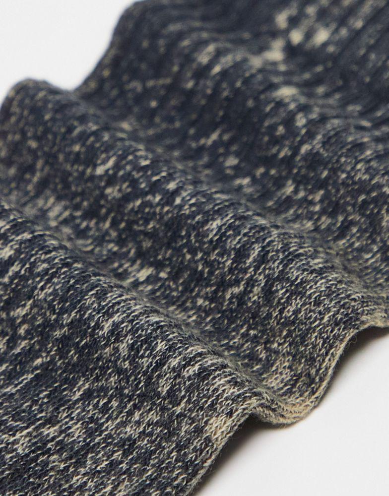 ASOS DESIGN 2 pack sports socks in black tie dye商品第3张图片规格展示