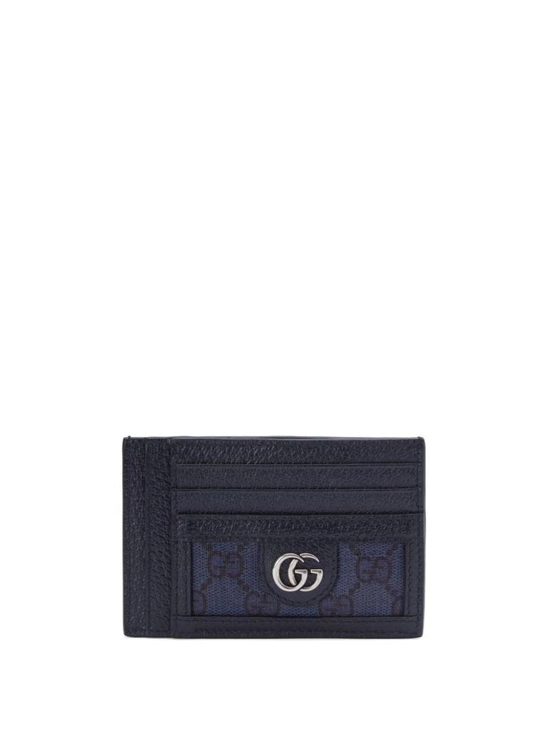 商品Gucci|OPHIDIA GG SUPREME FABRIC CARD HOLDER,价格¥2396,第1张图片