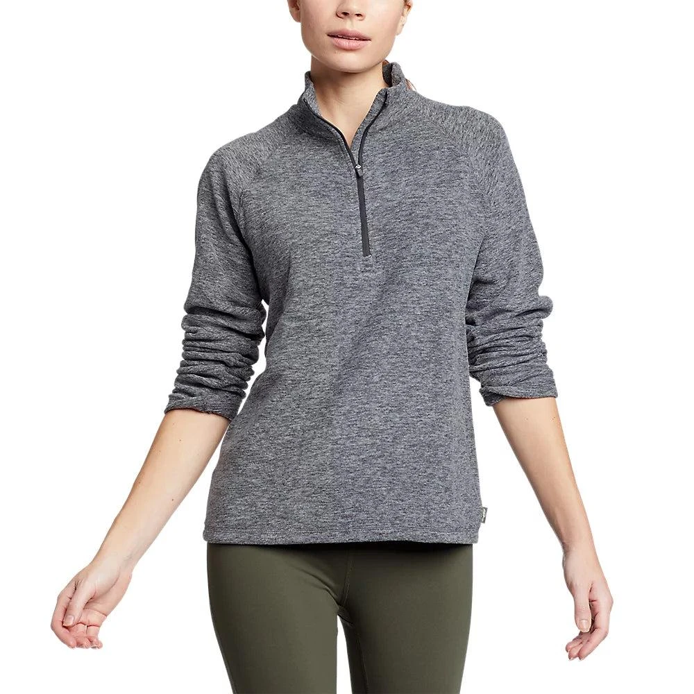 Women's Fast Fleece Raglan-Sleeve 1/4-Zip - Solid 商品