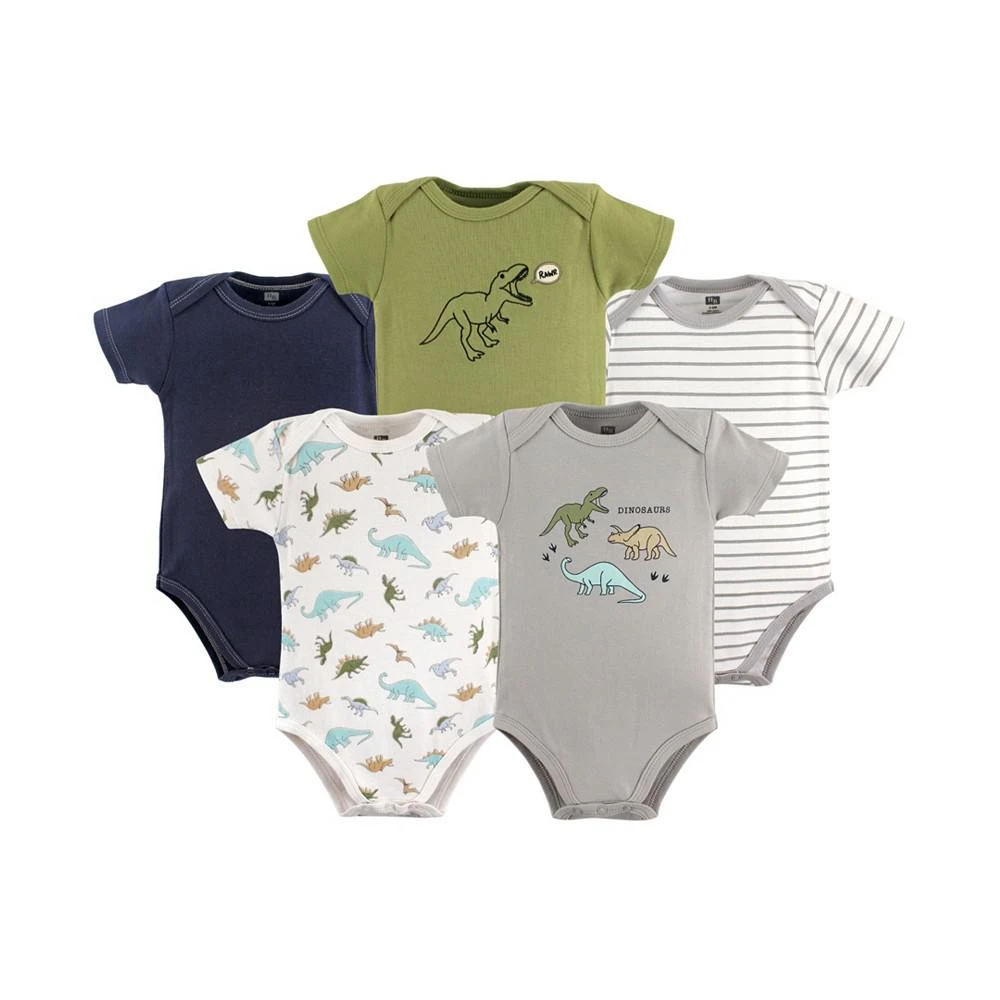 商品Hudson|Baby Boys Cotton Bodysuit, 5-Pack,价格¥181,第1张图片