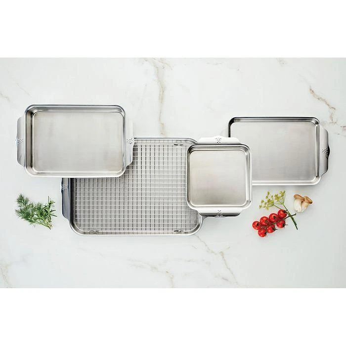 商品Hestan|OvenBond® 5-Piece Tri-ply Clad Stainless Steel Ovenware Set,价格¥2093,第4张图片详细描述