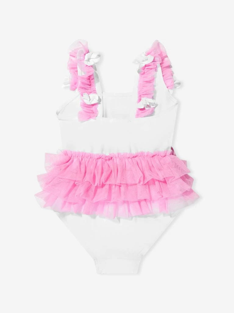 商品Selini Action|Girls Flower Tutu Swimsuit in White,价格¥188,第2张图片详细描述