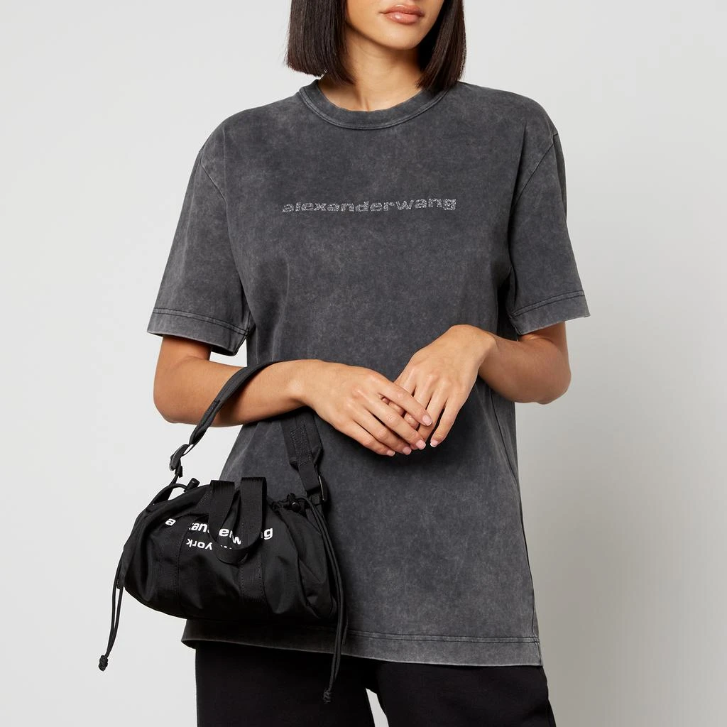 商品Alexander Wang|Alexander Wang Mini Primal Logo-Print Canvas Bag,价格¥1390,第2张图片详细描述