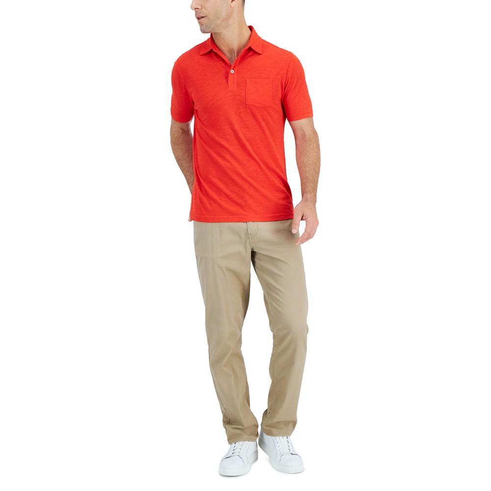 商品Club Room|Men's Regular-Fit Textured Polo Shirt, Created for Macy's,价格¥177,第3张图片详细描述