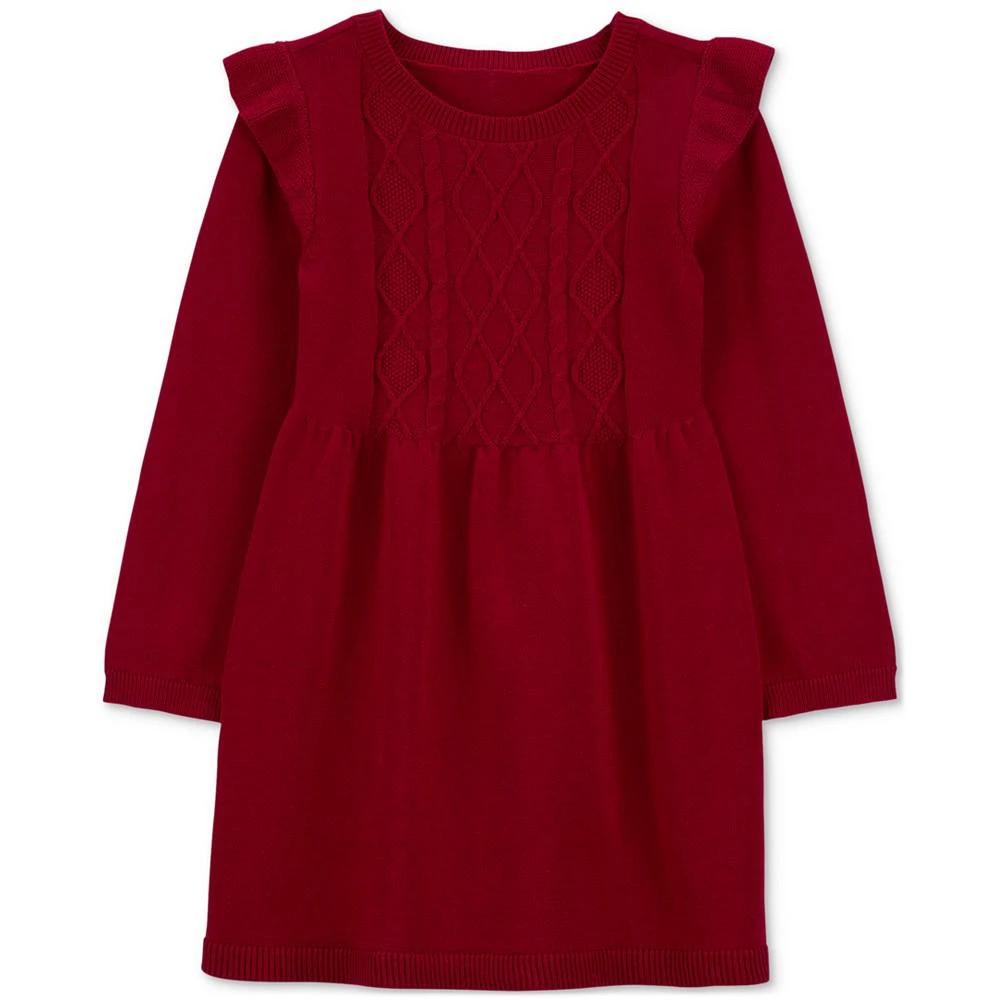 商品Carter's|Toddler Girls Cotton Sweater Dress,价格¥314,第1张图片