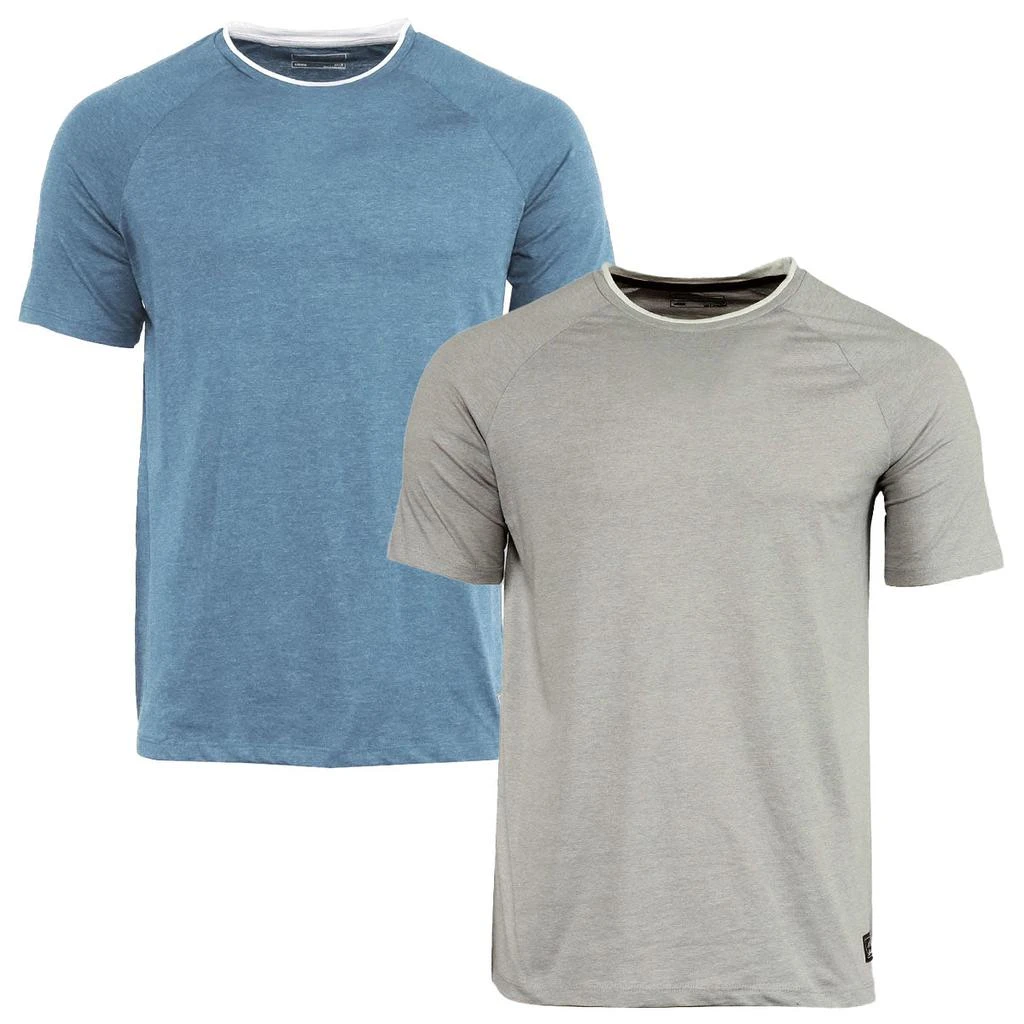 商品Eddie Bauer|Eddie Bauer Men's 2 Pack 24 Hour Tee with White Trim Neck,价格¥91,第1张图片