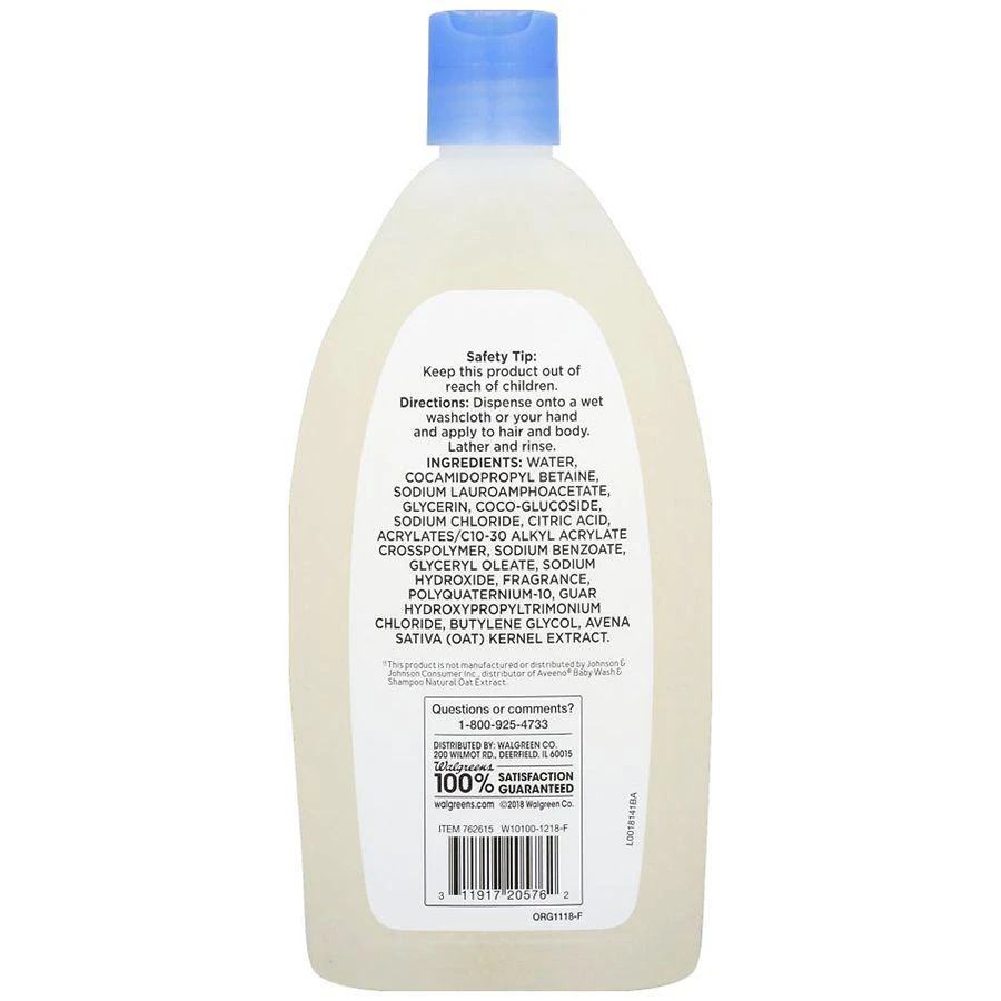 商品Walgreens|Baby Wash & Shampoo with Natural Oat Extract,价格¥74,第3张图片详细描述