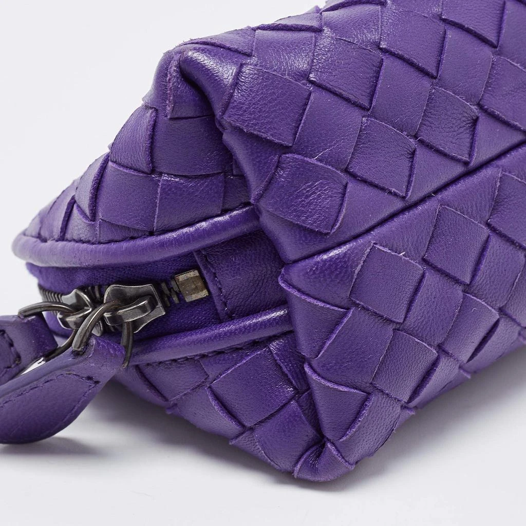 Bottega Veneta Purple Intrecciato Leather Zip Purse 商品