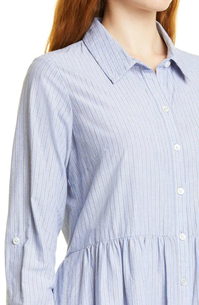 商品VERONICA BEARD|Jemila Long Sleeve Cotton Shirtdress,价格¥1092,第4张图片详细描述