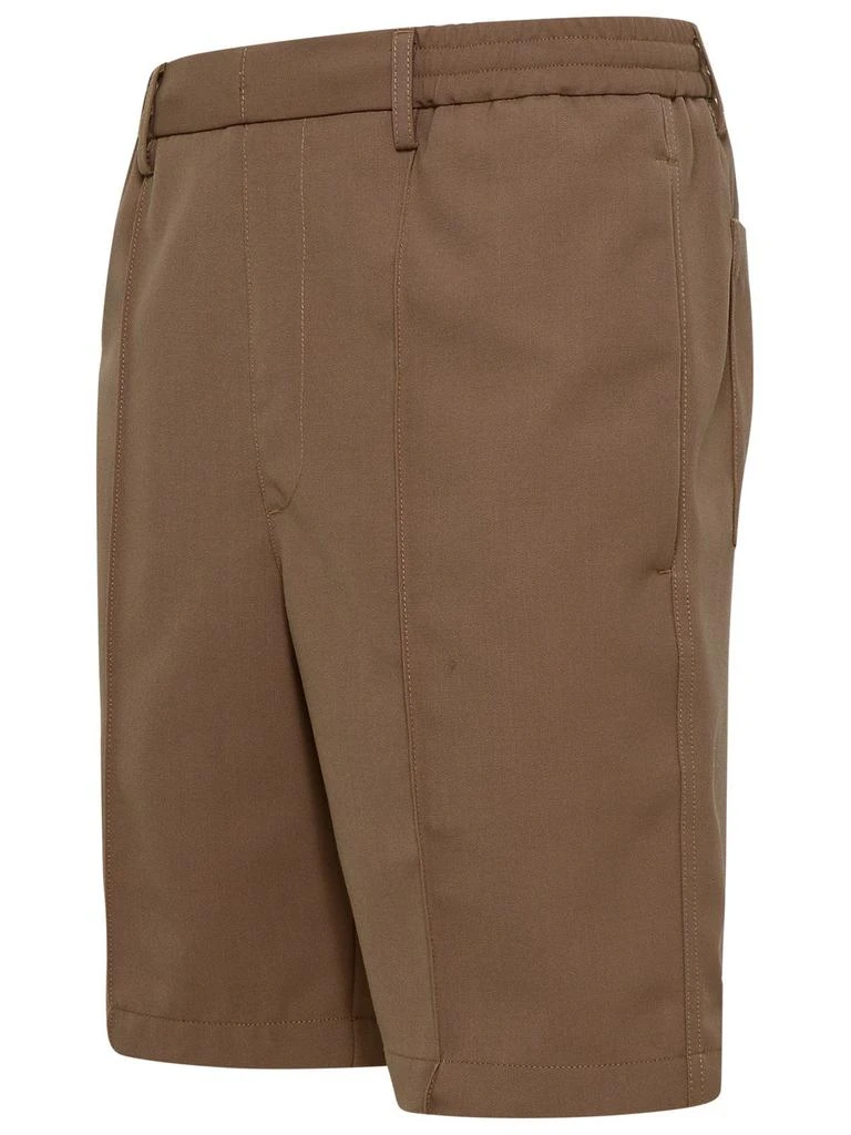 商品AMI|BEIGE WOOL BLEND BERMUDA SHORTS,价格¥1757,第2张图片详细描述