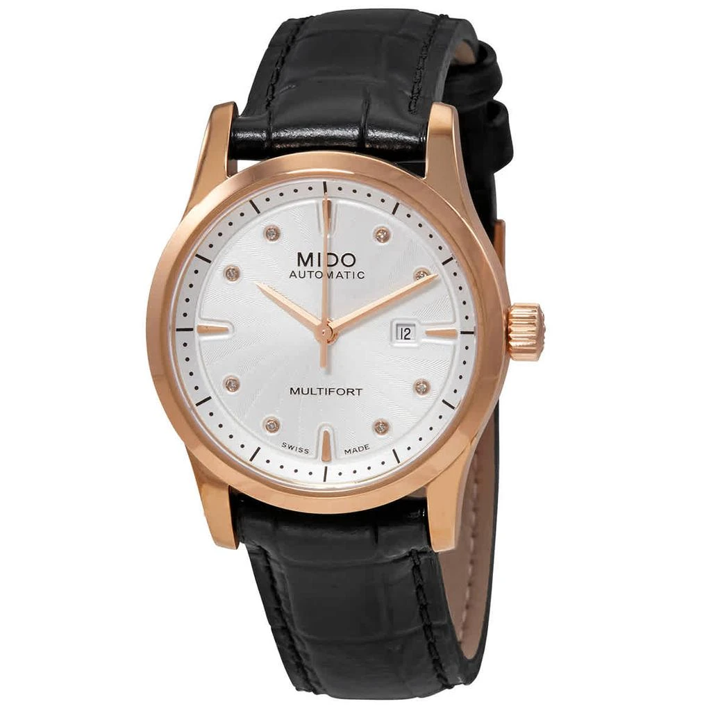 商品MIDO|Multifort Automatic Diamond Silver Dial Ladies Watch M005.007.36.036.20,价格¥2314,第1张图片