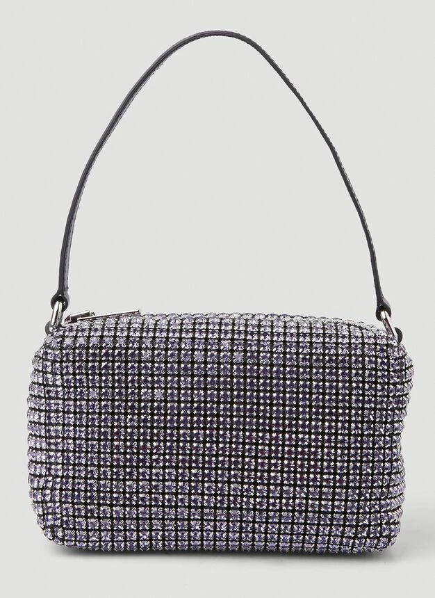 商品Alexander Wang|Heiress Medium Pouch Shoulder Bag in Lavender,价格¥6060,第1张图片