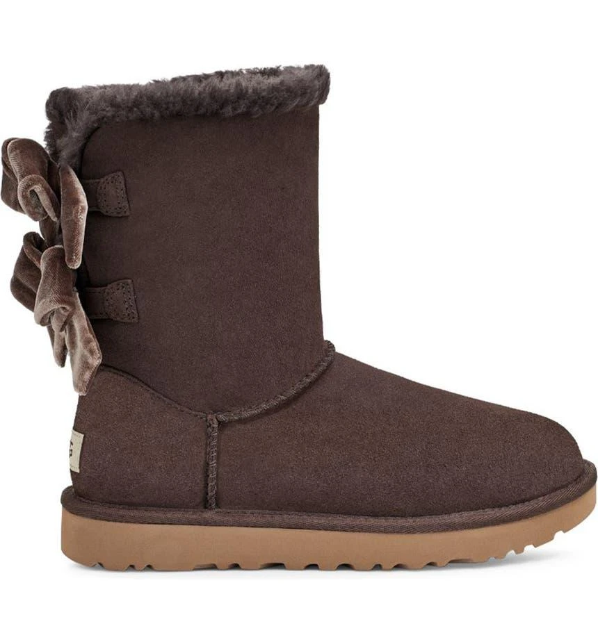 商品UGG|Bailey Bow Velvet Ribbon Faux Fur Lined Boot,价格¥972,第3张图片详细描述