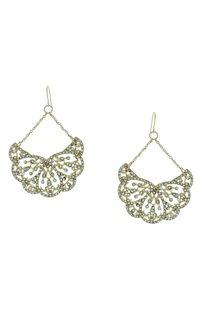 商品OLIVIA WELLES|Alani Crystal Detail Drop Earrings,价格¥206,第1张图片