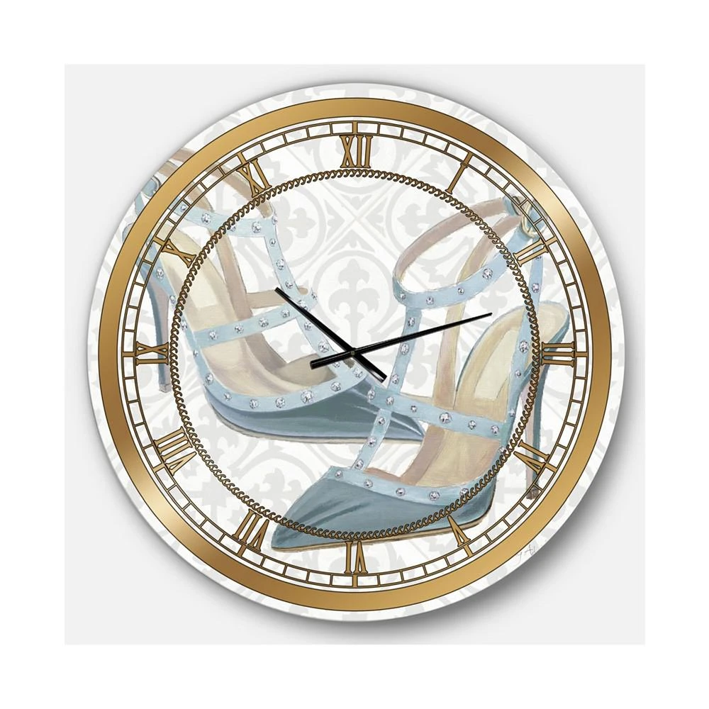 商品Designart|Posh and Luxe Oversized Metal Wall Clock - 36 x 36,价格¥1226,第1张图片