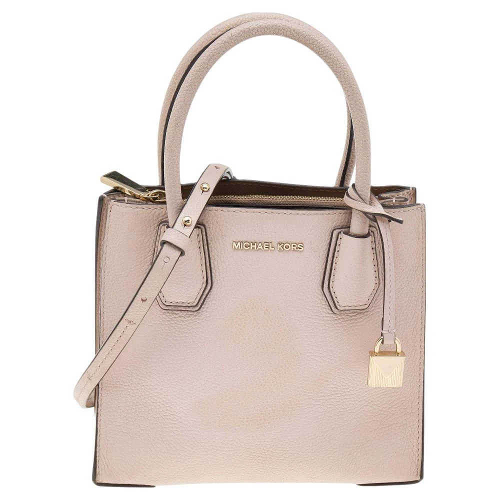 商品[二手商品] Michael Kors|Michael Kors Blush Pink Leather Mini Mercer Tote,价格¥787,第1张图片