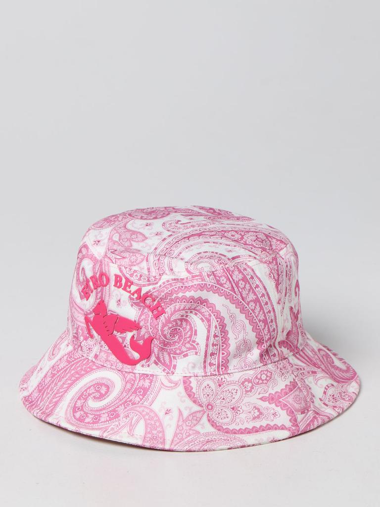 Etro cotton hat with Paisley print商品第1张图片规格展示